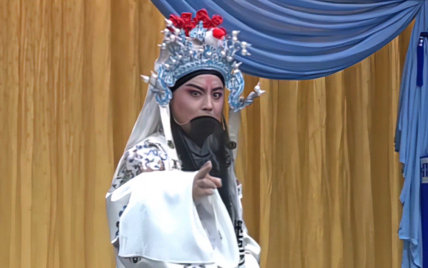 京剧《岳母刺字》唱段"母亲教训记心上"(高清)徐建忠饰岳飞