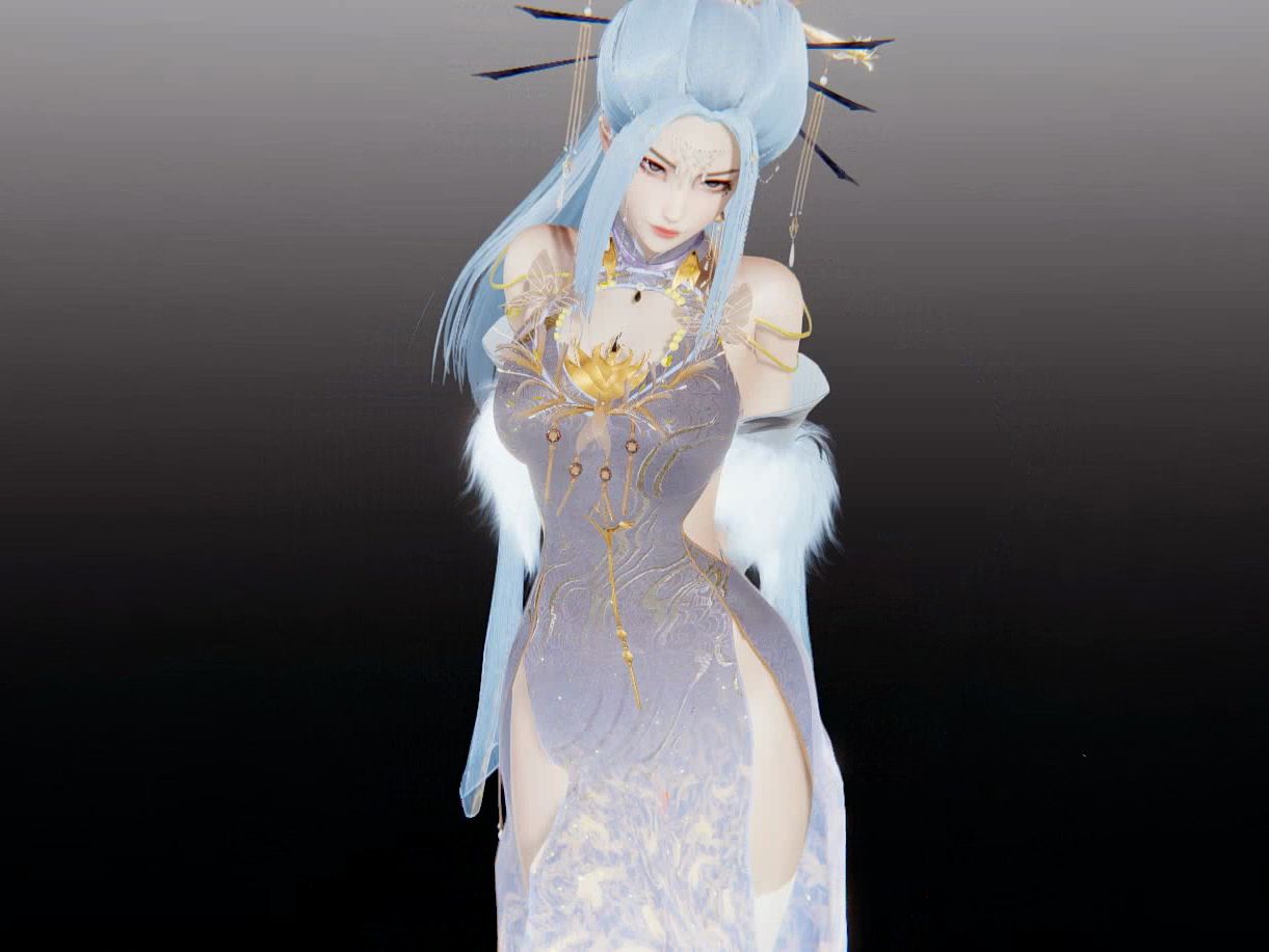 hs2 mod 秦时明月-焰灵姬_蓝发