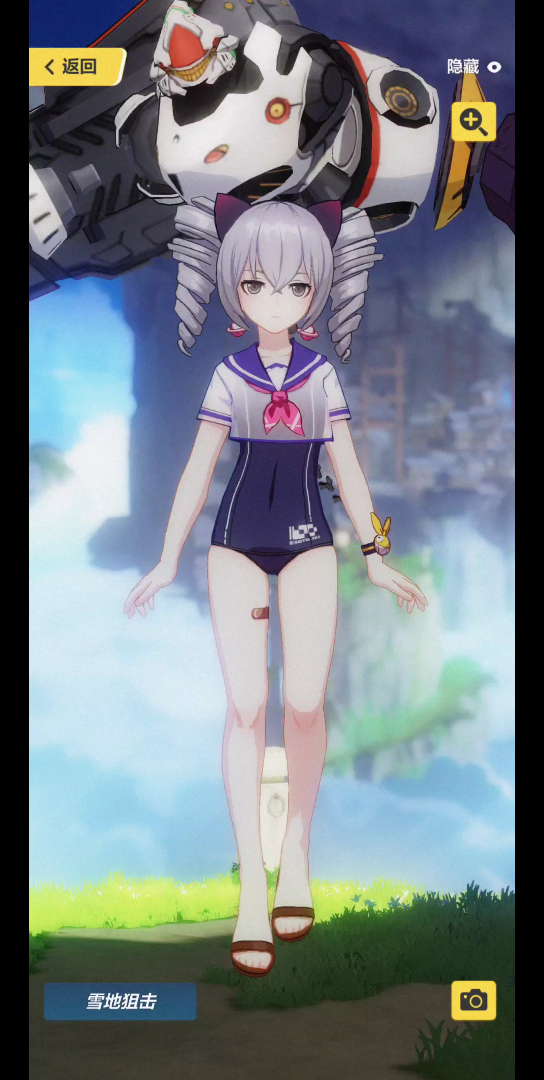 《崩坏3》「休伯利安夏日祭活动」|布洛妮娅·泳装换装——「学校泳衣