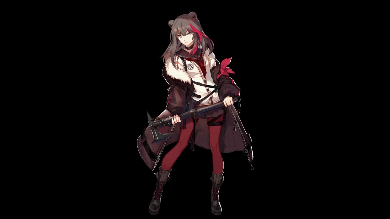 明日方舟-凛冬live2d-「丢人,你给我马上滚去睡觉!