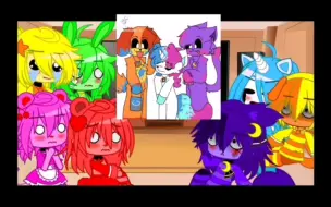 Tải video: 【微笑小动物反应视频】Poppy ' s Playtime Chapter characters ' reaction 3( Smiling creatures