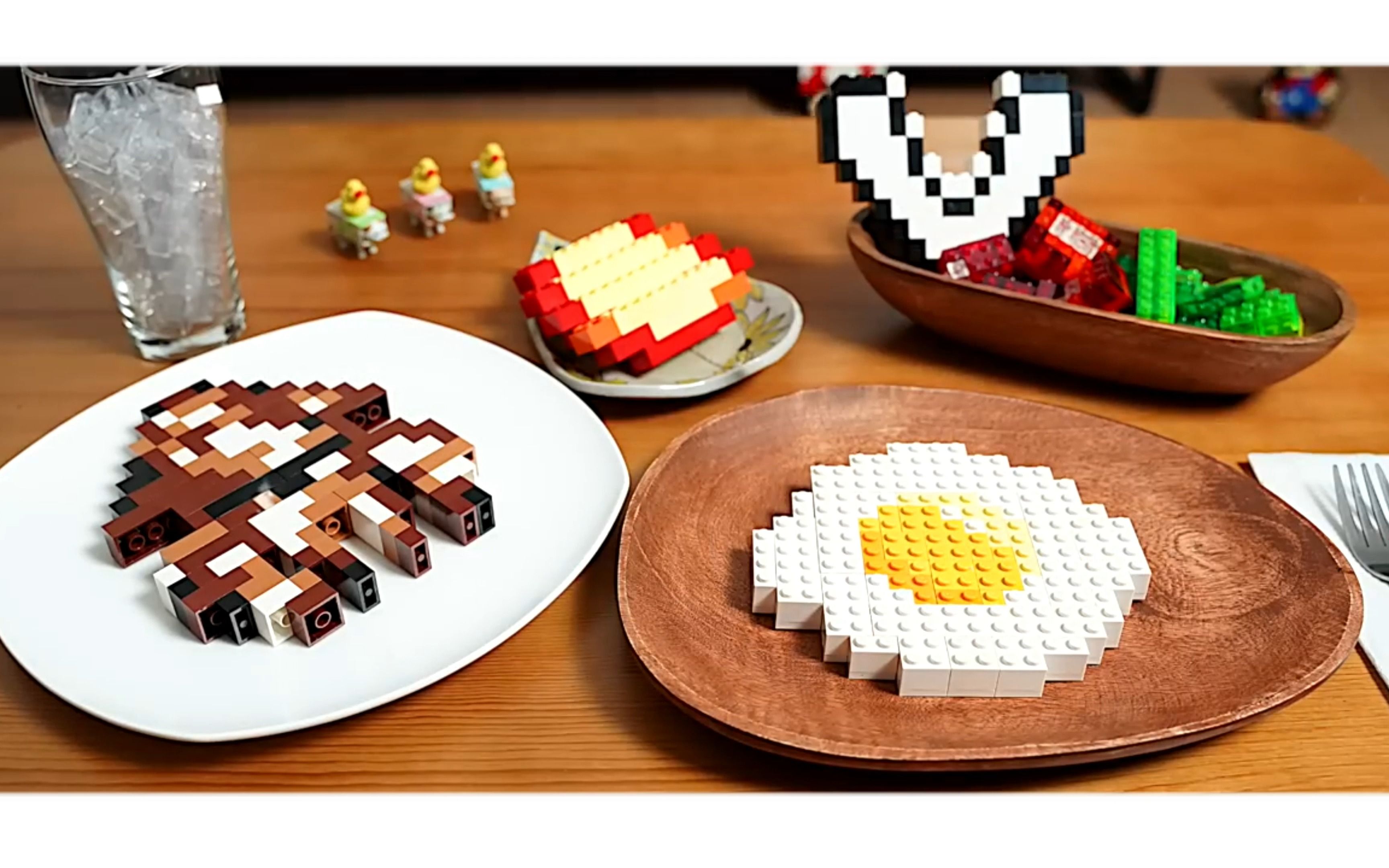 与超级马里奥共进乐高早餐 - 定格动画烹饪