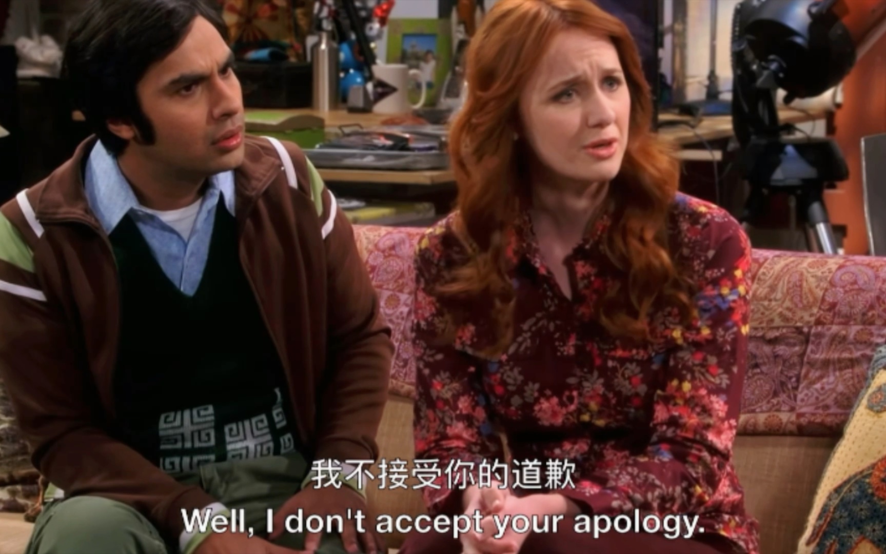 【tbbt】谢尔顿把拉杰的女朋友气哭了