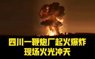 Descargar video: 四川广汉一鞭炮厂起火引发爆炸  现场火光冲天