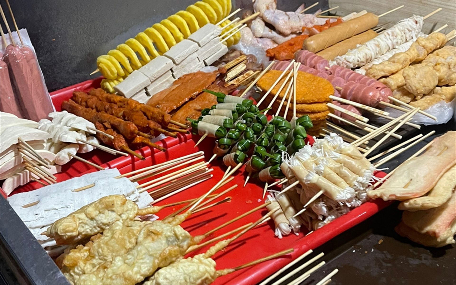 好吃不贵的汕尾夜宵小吃96奎山老乡风味炸串