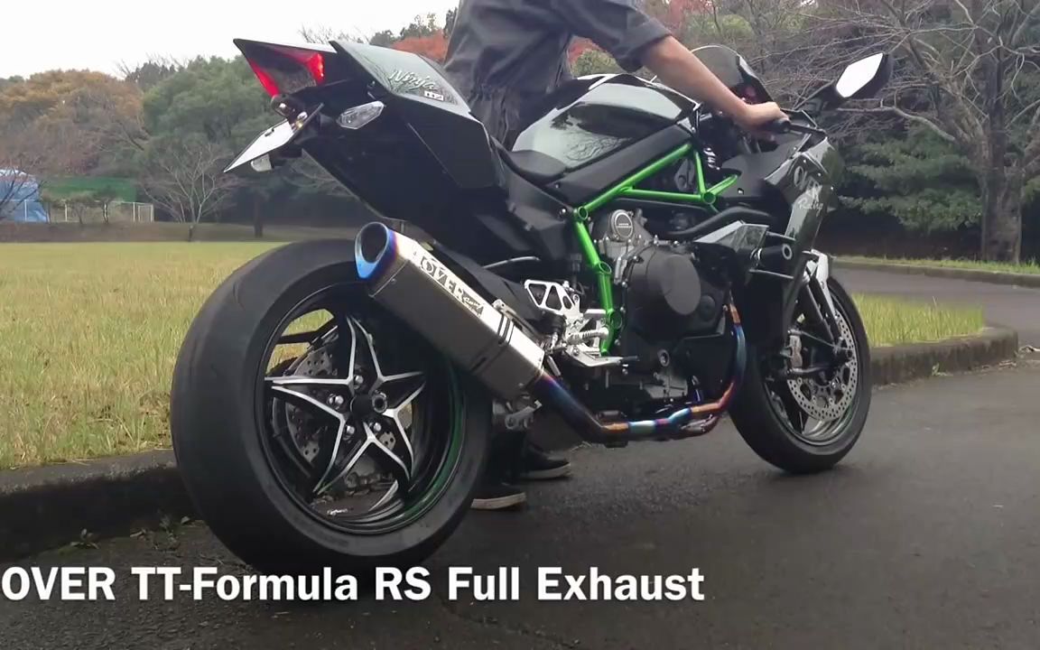 终极排气声 川崎忍者h2/h2r-akrapovic