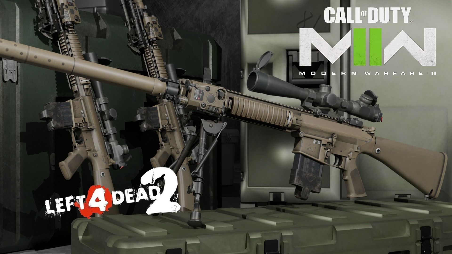 【l4d2创意工坊】mw22 kac m110 sass(military sniper)