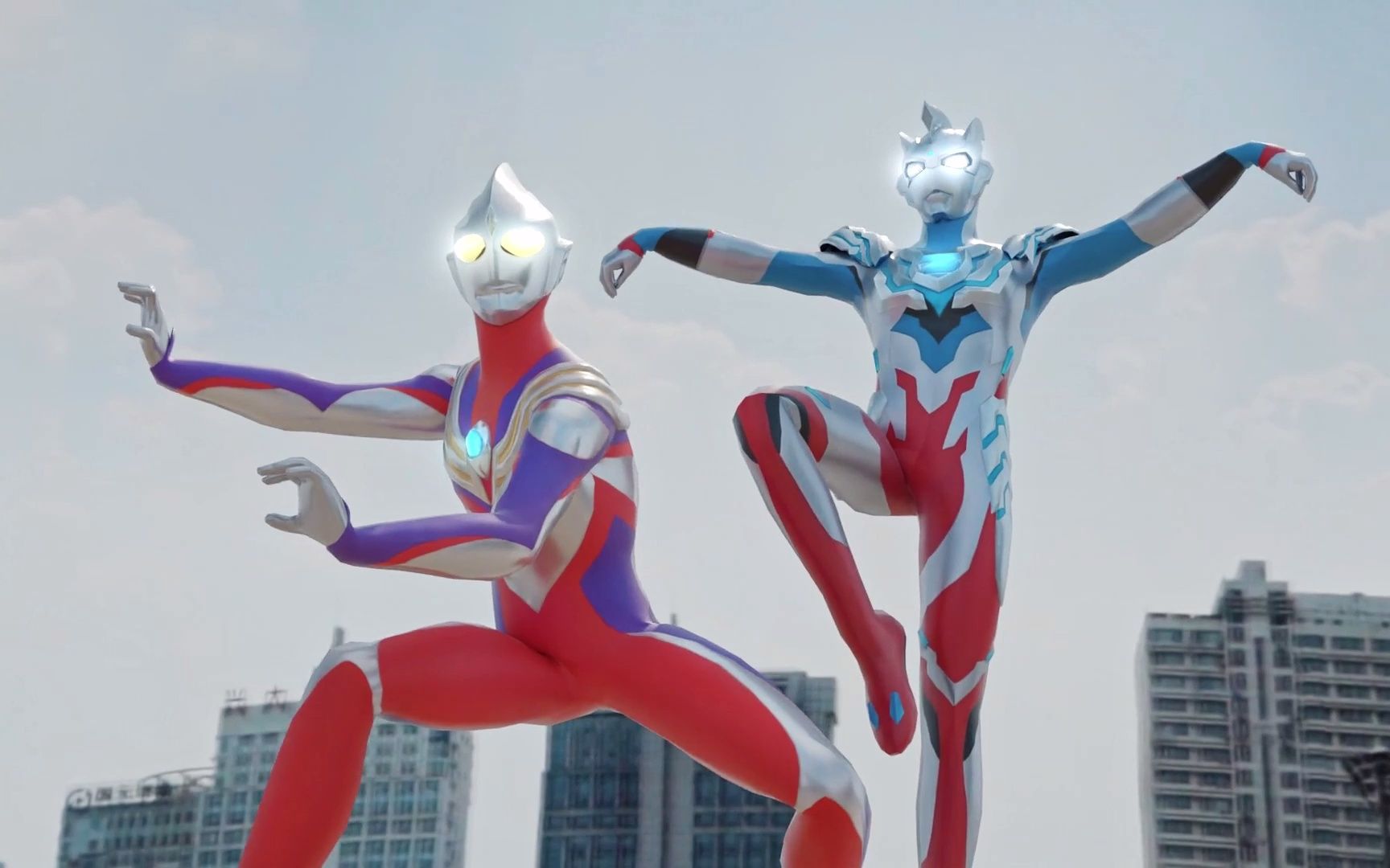 奥特曼vs灭霸,虎鹤双形大战灭霸