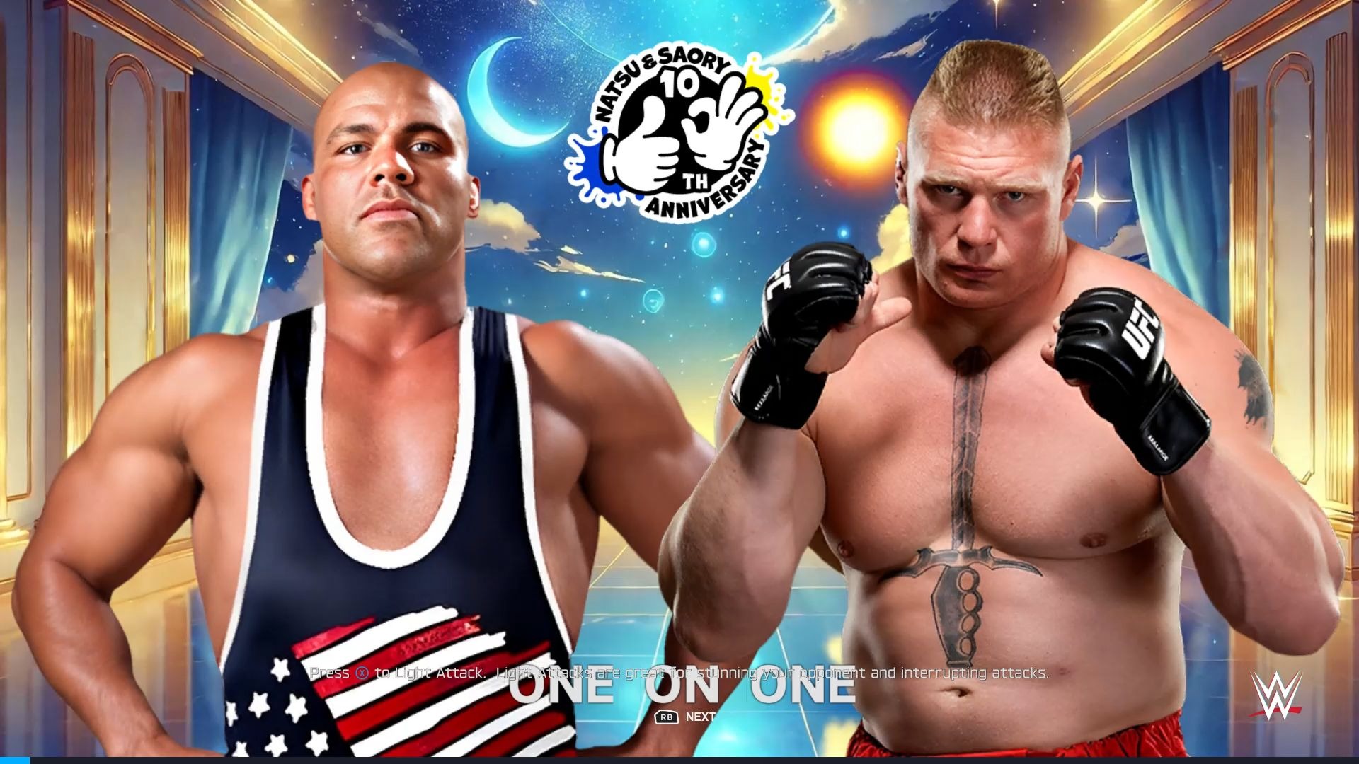 wwe2k25 亦敌亦友 科特安格 vs 布洛克莱森纳