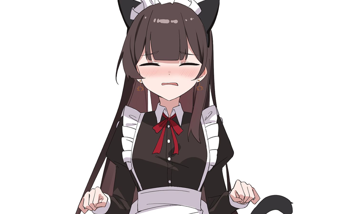 [图]Maid sad cat dance