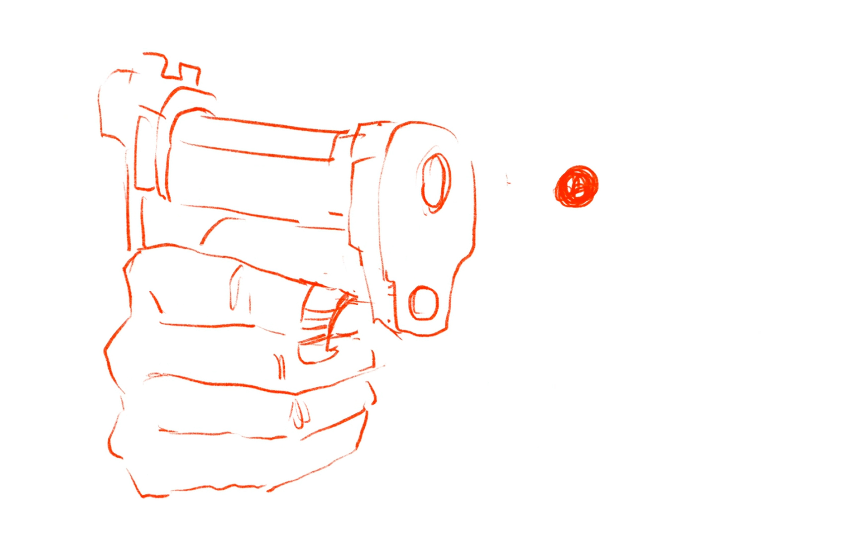 procreate动画|《枪》