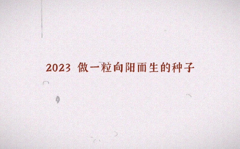 [图]2023 做一粒向阳而生的种子