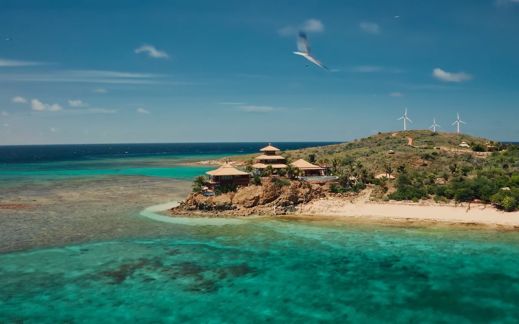 世界上最贵的私人岛屿之一,英国大亨理查德布兰森的内克尔岛