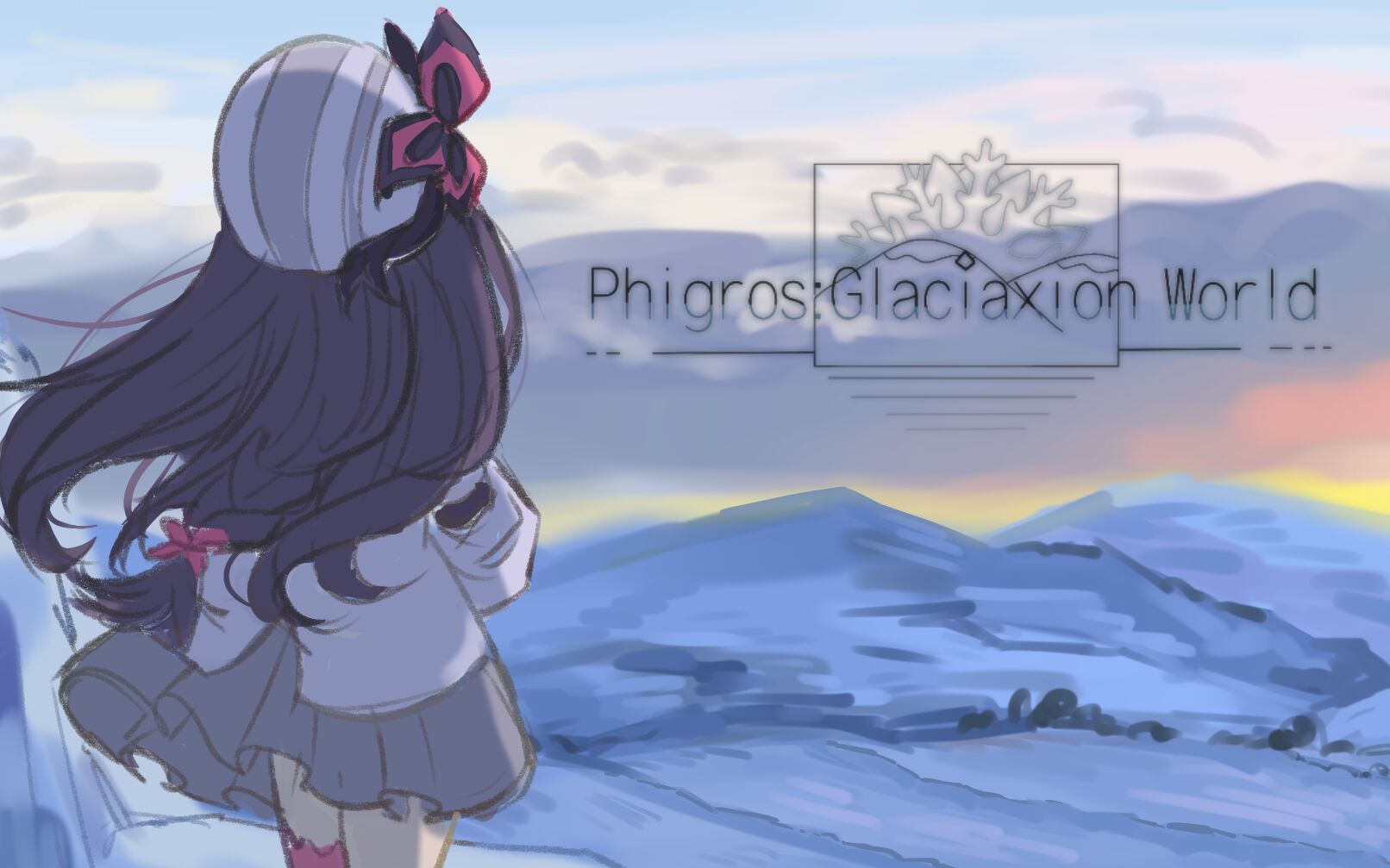 【pv/phigros剧情】剧情改视觉小说《phigros:glaciaxion world》(phi