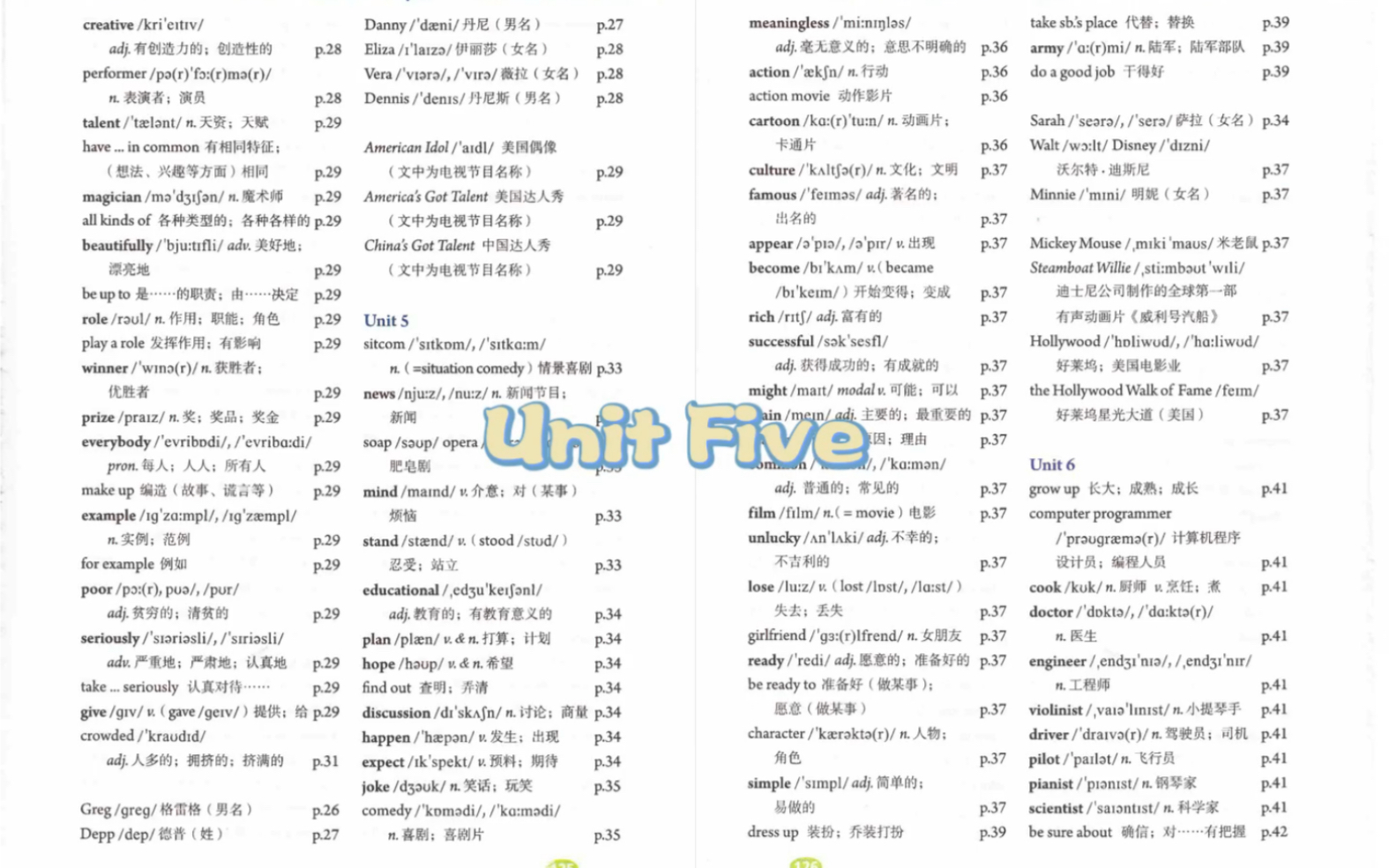 【教材跟读】 人教版英语八年级上册 Unit 5 单词跟读哔哩哔哩bilibili