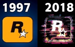 进化史 R星 Logo intro 1997  2018哔哩哔哩bilibili