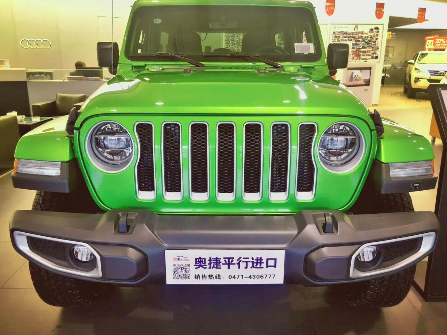 内蒙古奥捷平行进口车如意店jeep牧马人sahara