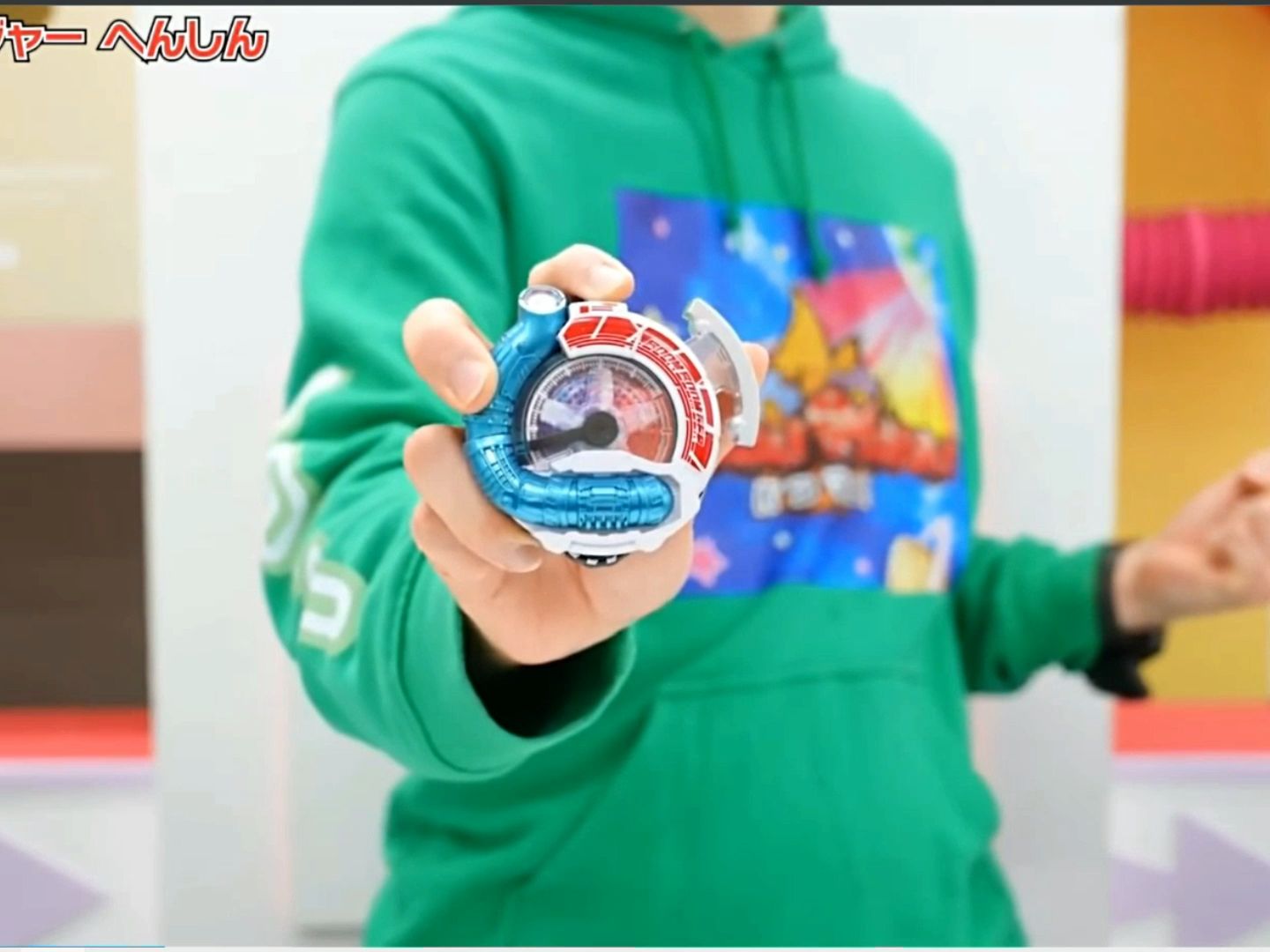 【转载-官方演示】爆上战队奔奔者 dx 变身器