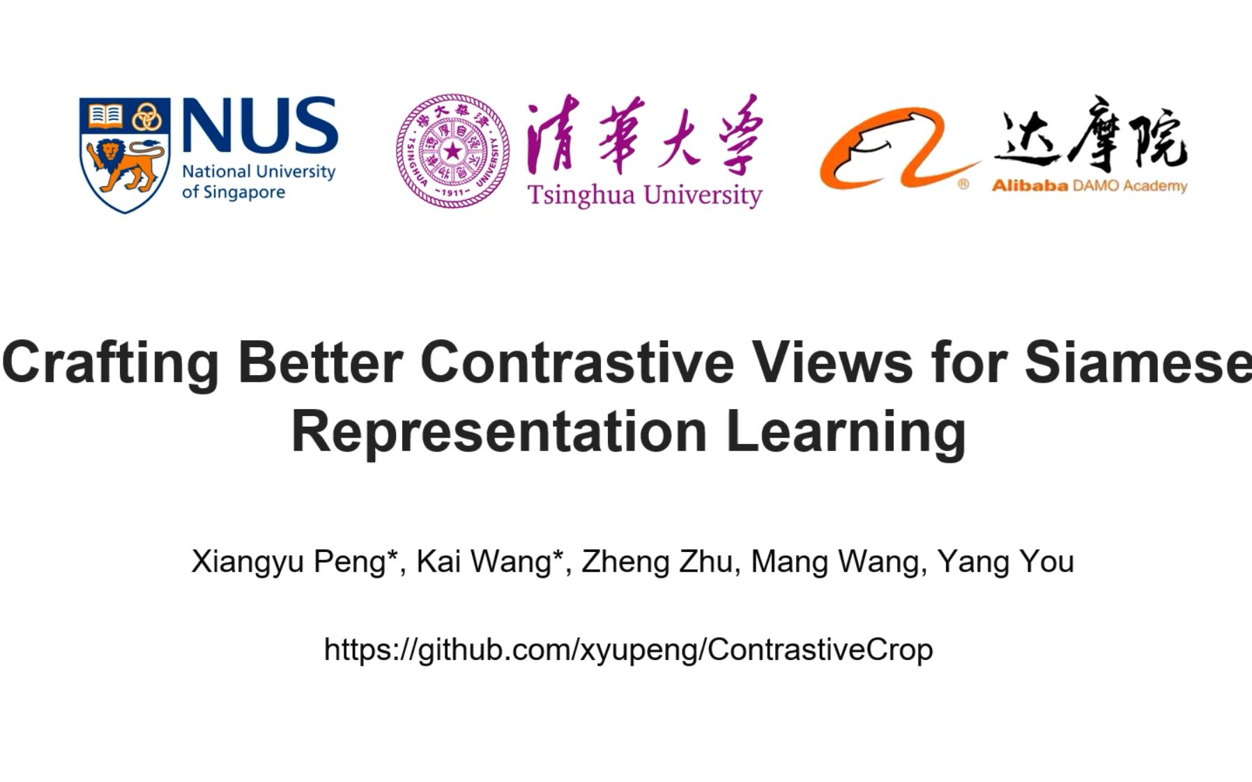 ContrastiveCrop:为孪生表征学习设计更好的对比视图【CVPR 2022 Oral】哔哩哔哩bilibili