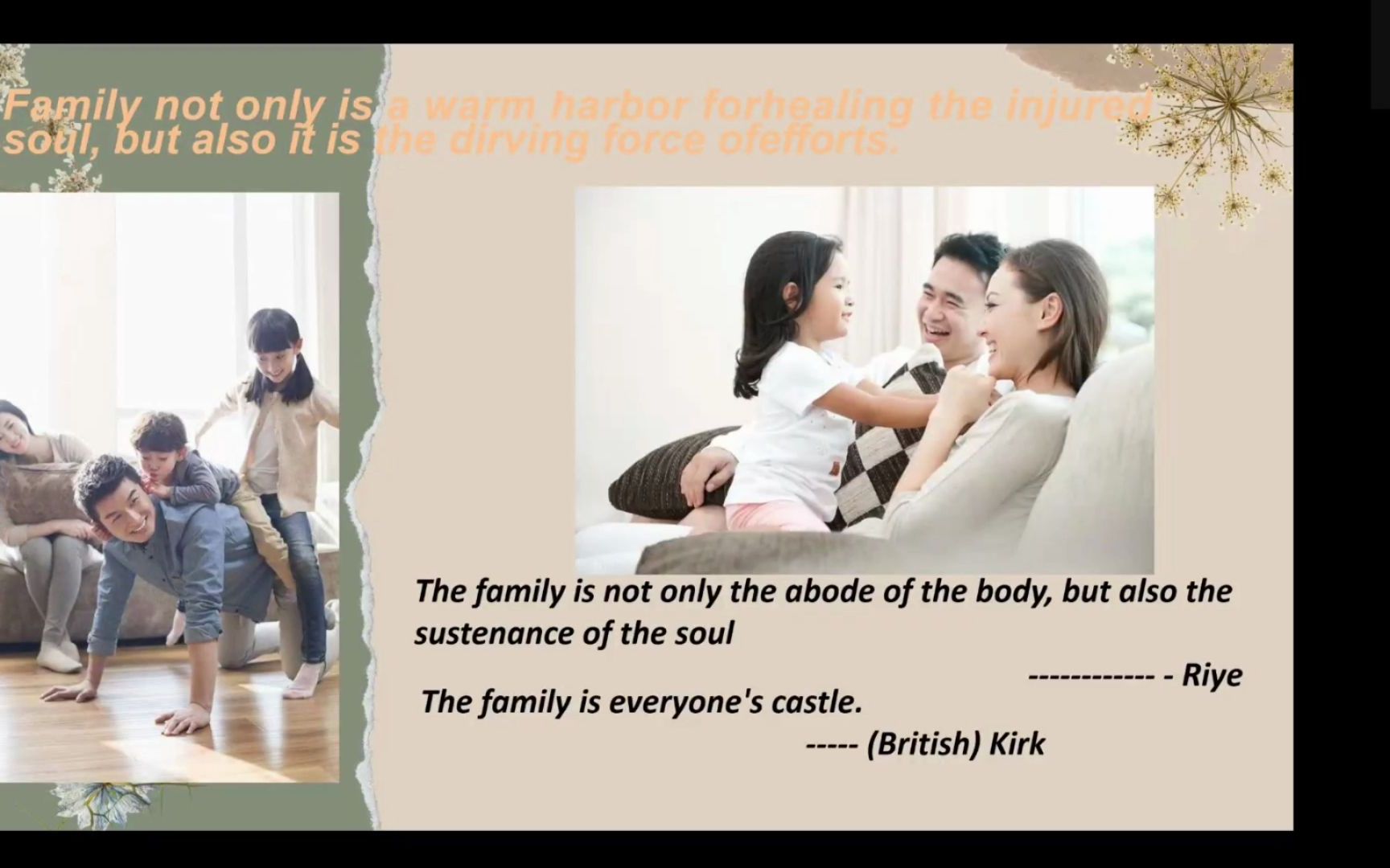 [图]2022级教科4班 3组视频作业 The importance of family