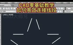 Download Video: CAD用PE命令快速闭合线段技巧