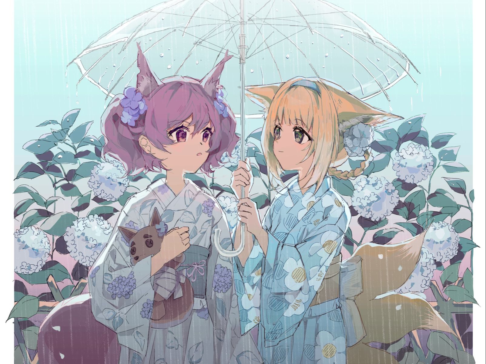 【procreate】梅雨时节哔哩哔哩bilibili