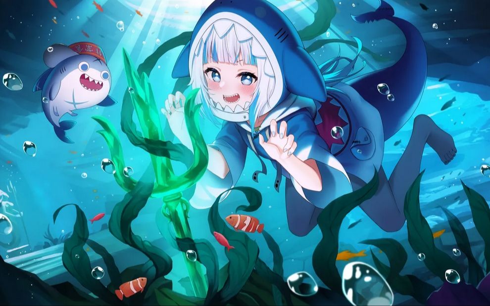 为了推翻黑暗统治,鲨鱼妹踏上怪人搏斗场_哔哩哔哩bilibili_杂谈