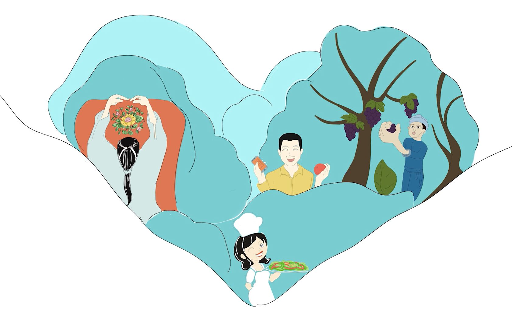 活动作品原创动画公益广告一个民族都不能少