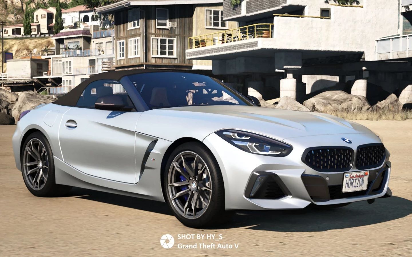 【玩家制作】gta5個人載具mod展示--bmw z4 m40i_嗶哩嗶哩_bilibili