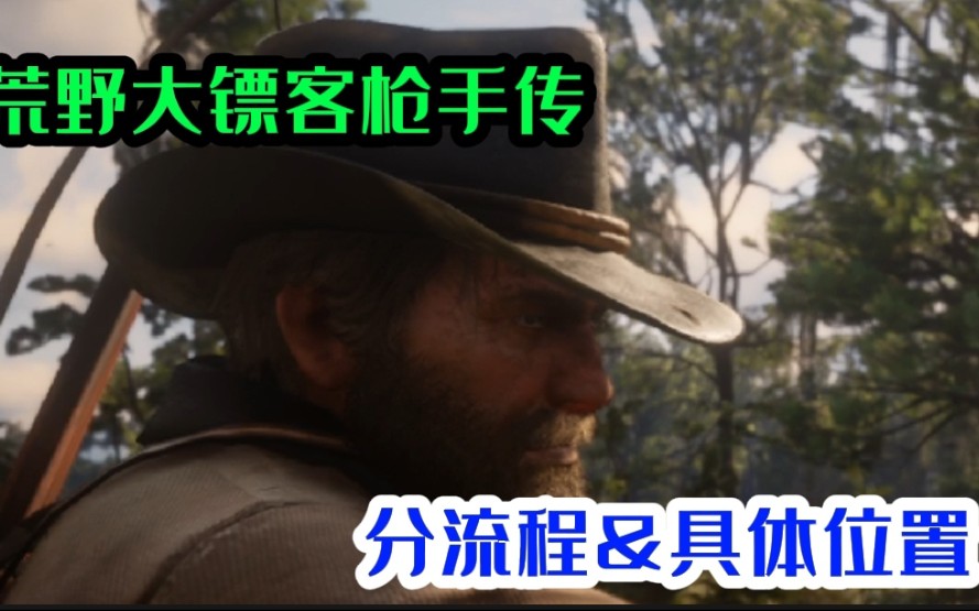 [RDR2支线任务“枪手传”]分流程及具体位置解说哔哩哔哩bilibili荒野大镖客