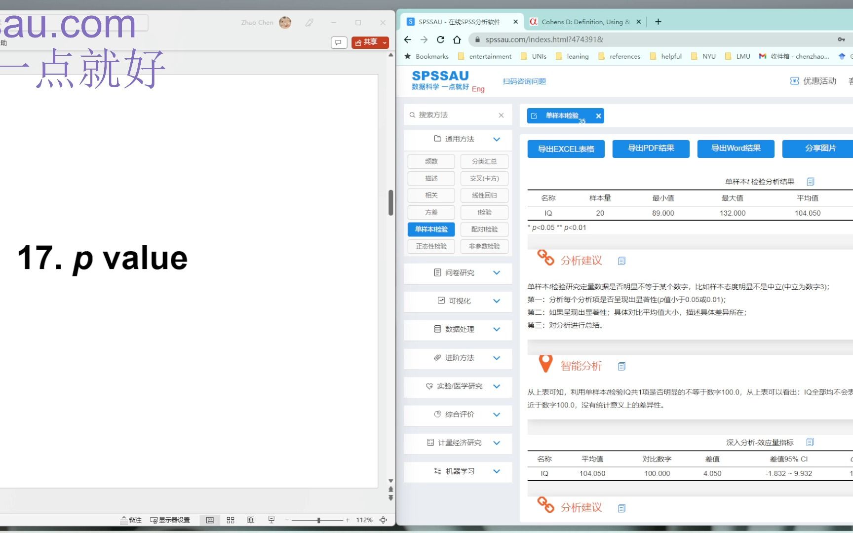 SPSS | p值介绍说明哔哩哔哩bilibili