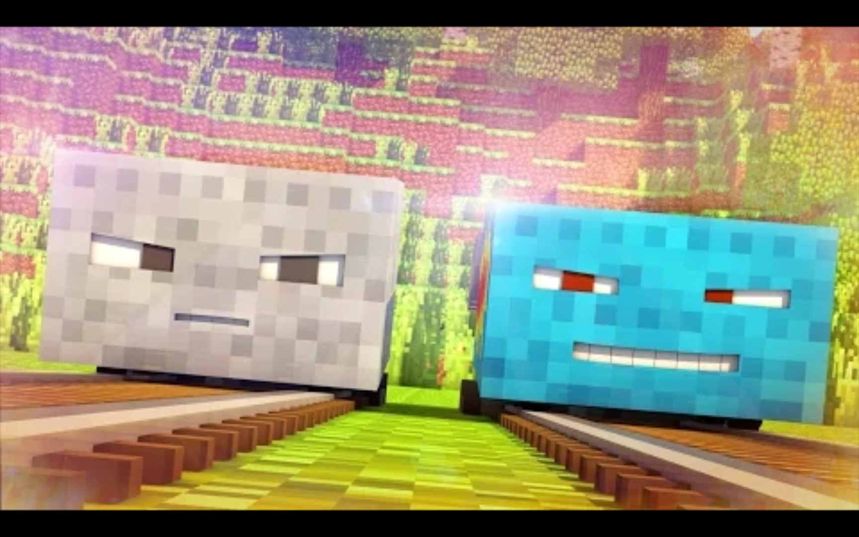 Talking Blocks: Minecarts (Minecraft Animation)哔哩哔哩bilibili