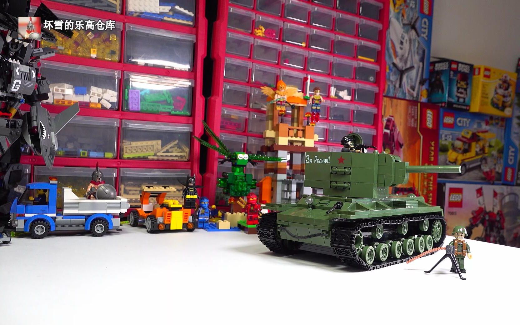 口径即正义152神教的荣光cobi积木坦克世界系列kv2坦克搭建