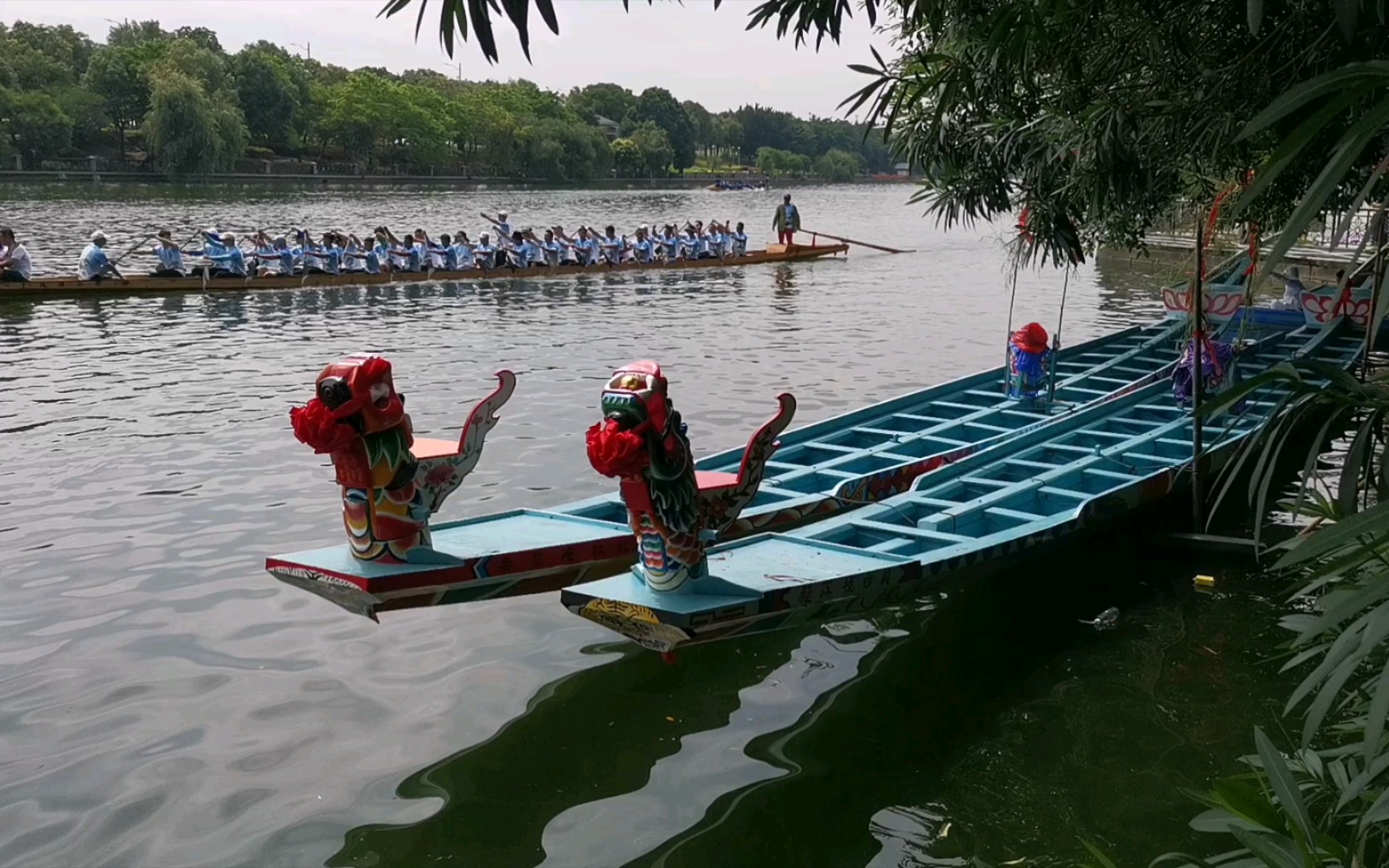 2023中华龙舟大赛福州站备战中.