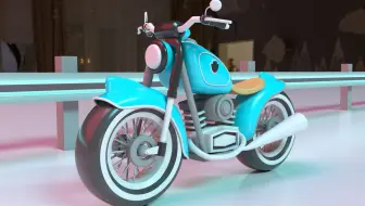 Maya机车建模，硬表面SP材质制作，卡线方法与技巧
