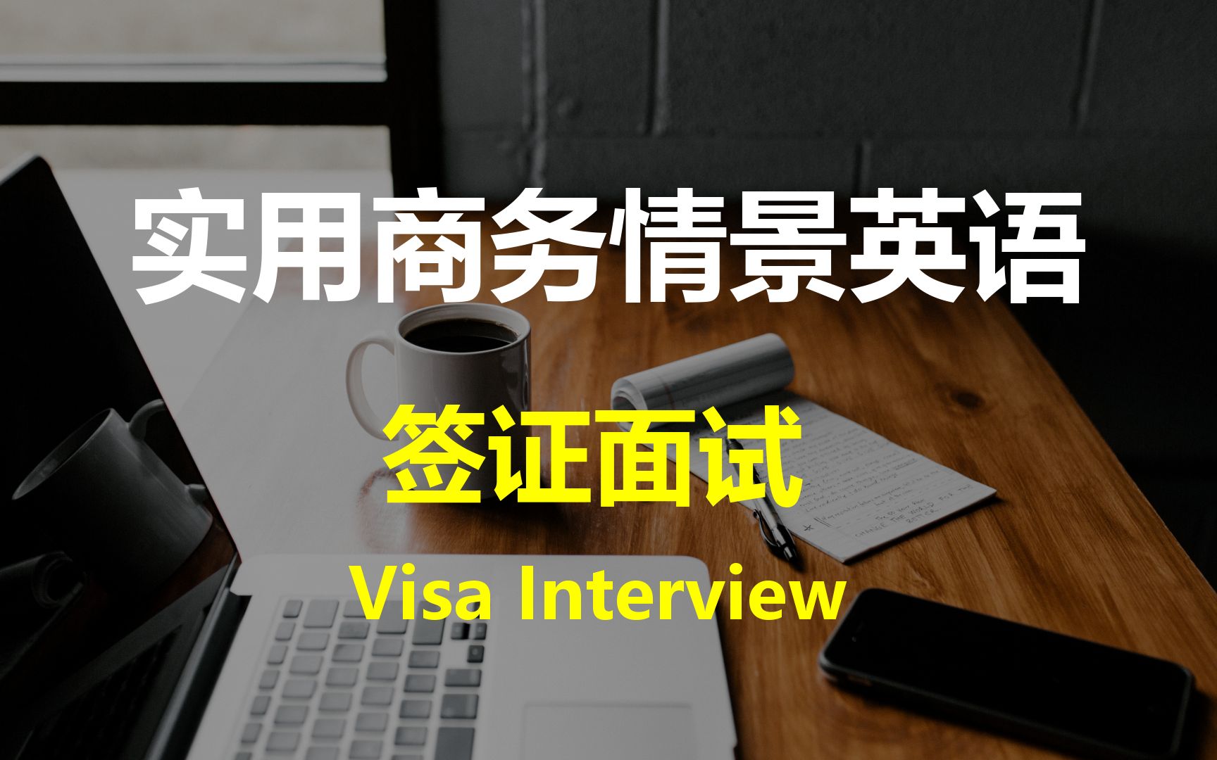 实用高频商务情景对话 签证面试 (中英双语)| Visa Interview哔哩哔哩bilibili