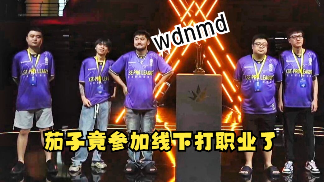 茄子终于参加下线职业XPL比赛了!wdnmdVSrg