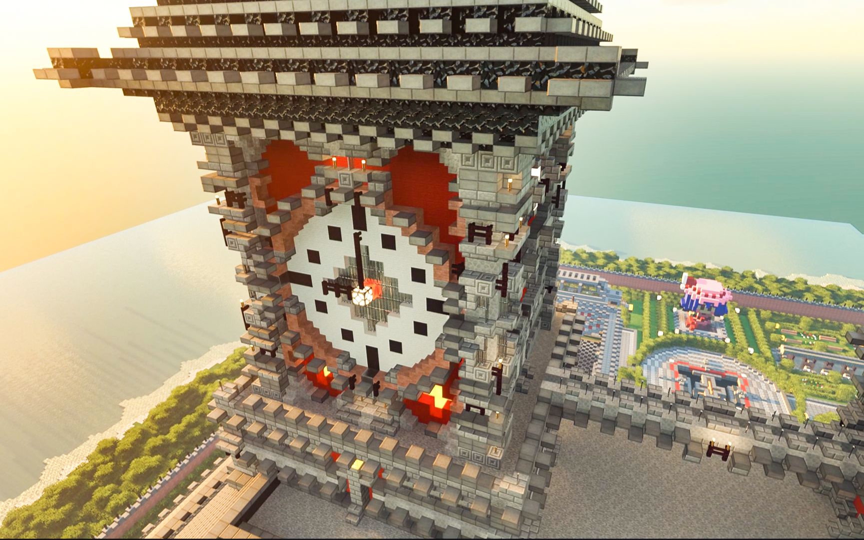 [minecraft] [我的世界] 红魔馆 - 延时摄影