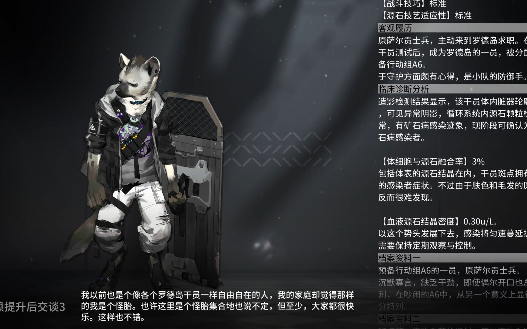 【明日方舟】干员语音,资料,立绘-斑点