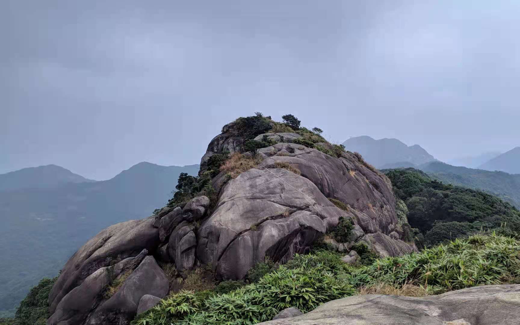 從化五登老虎頭五指山桂峰山燒傷嶺天堂頂