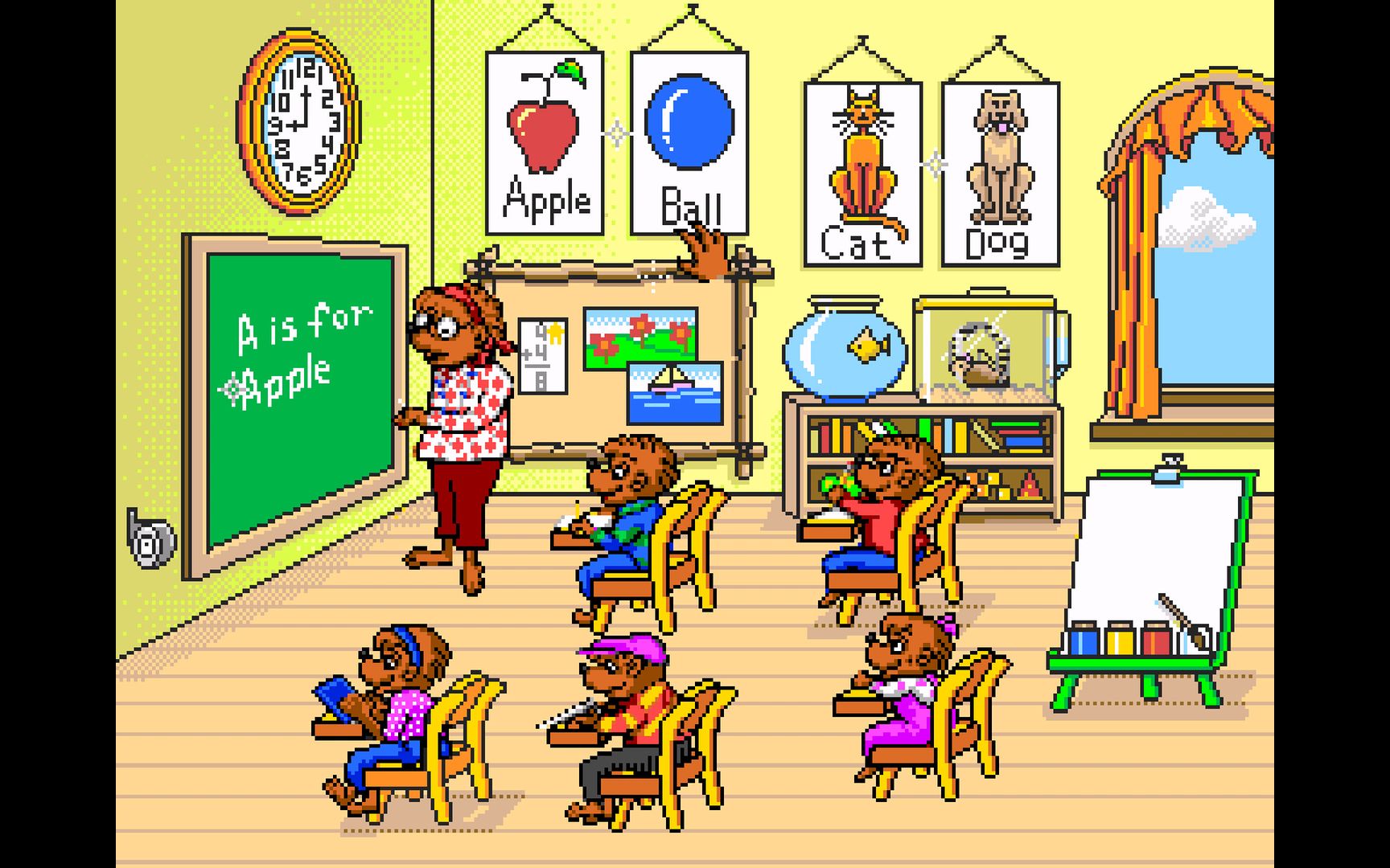 [图]Sega Pico Game: The Berenstain Bears' A School Day (1995 Sega)