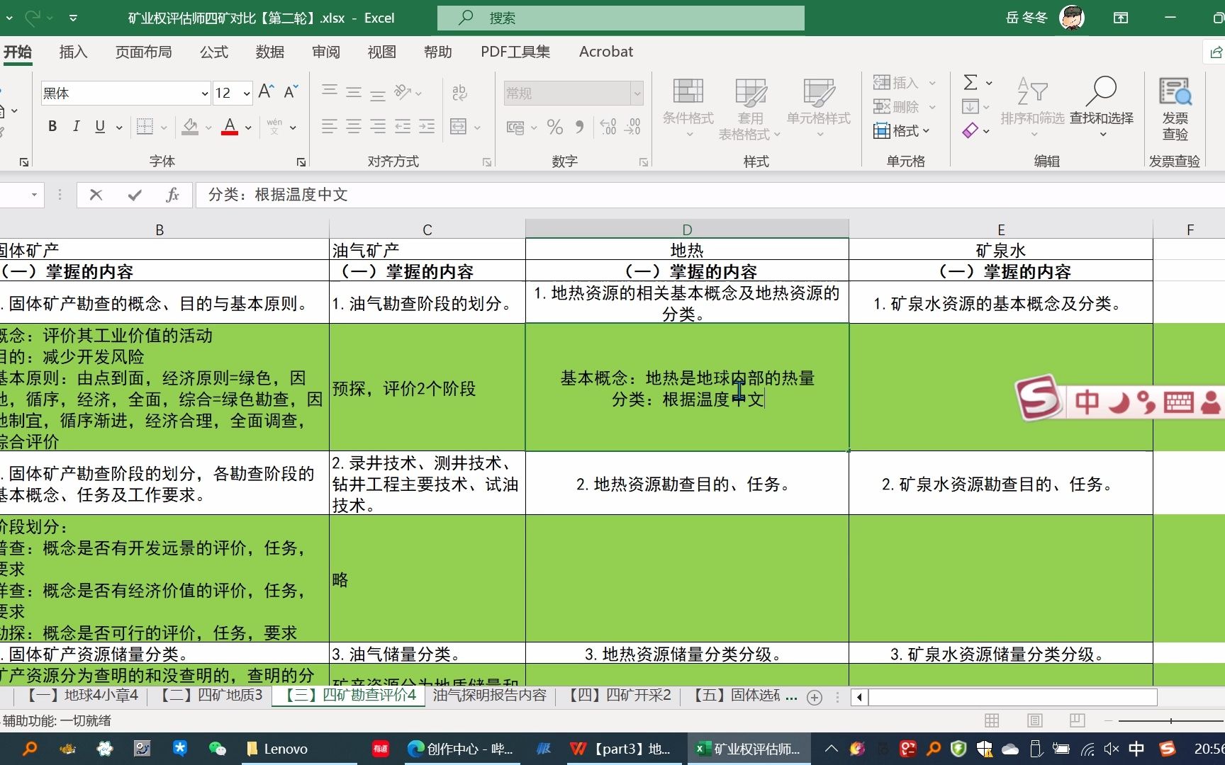 矿业权评估师四矿勘查(地热)哔哩哔哩bilibili