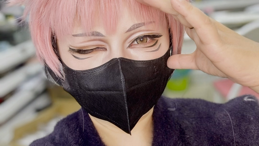 虎丈悠仁cos仿妆