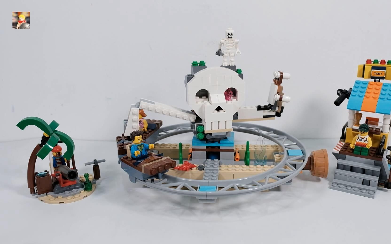乐高评测:乐高创意百变系列31084的第二个模式游乐场转转乐_哔哩哔哩