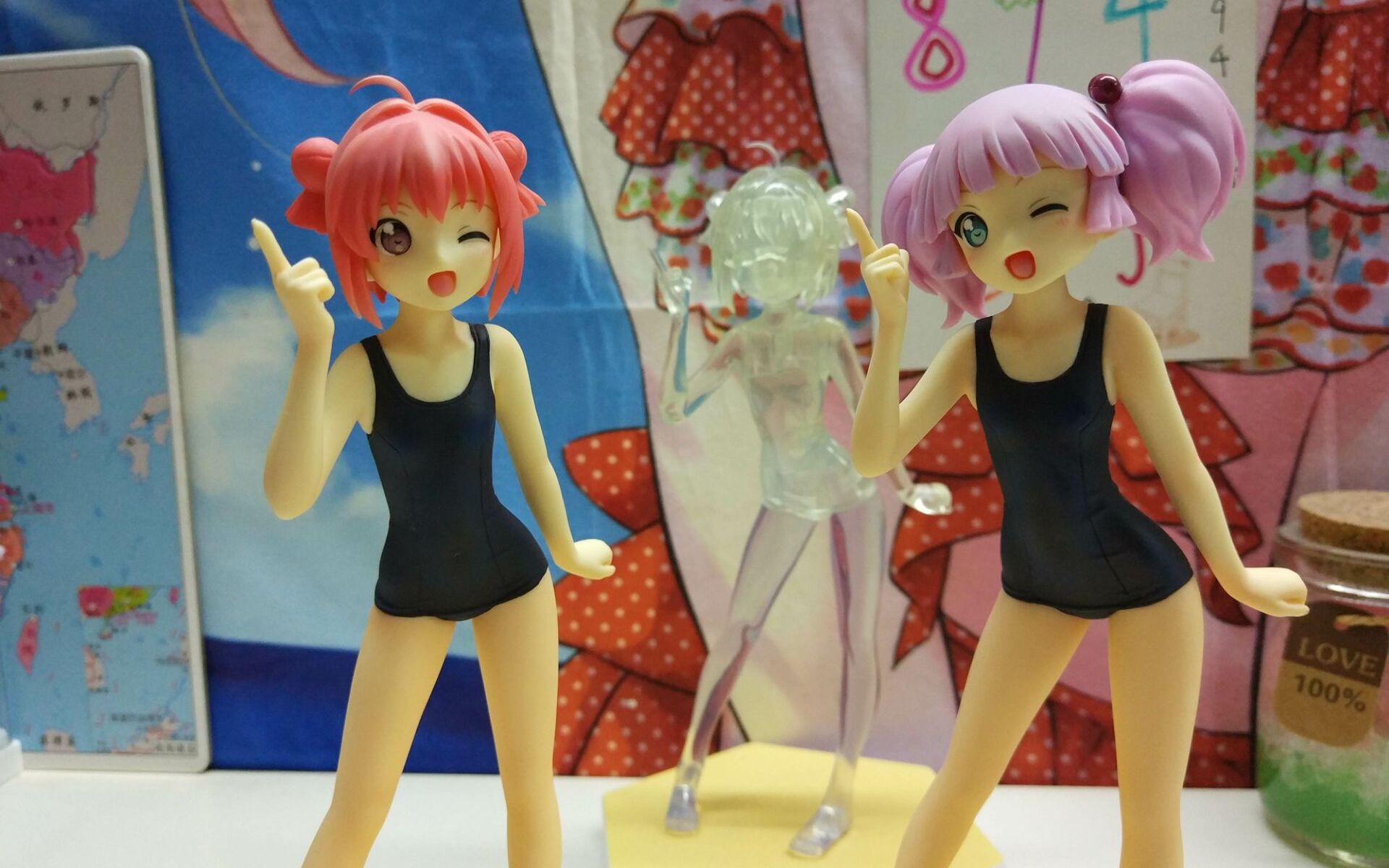 【杏子手办拍摄】wave 阿卡林 摇曳百合 手办 水着 死库水 透明 吉川