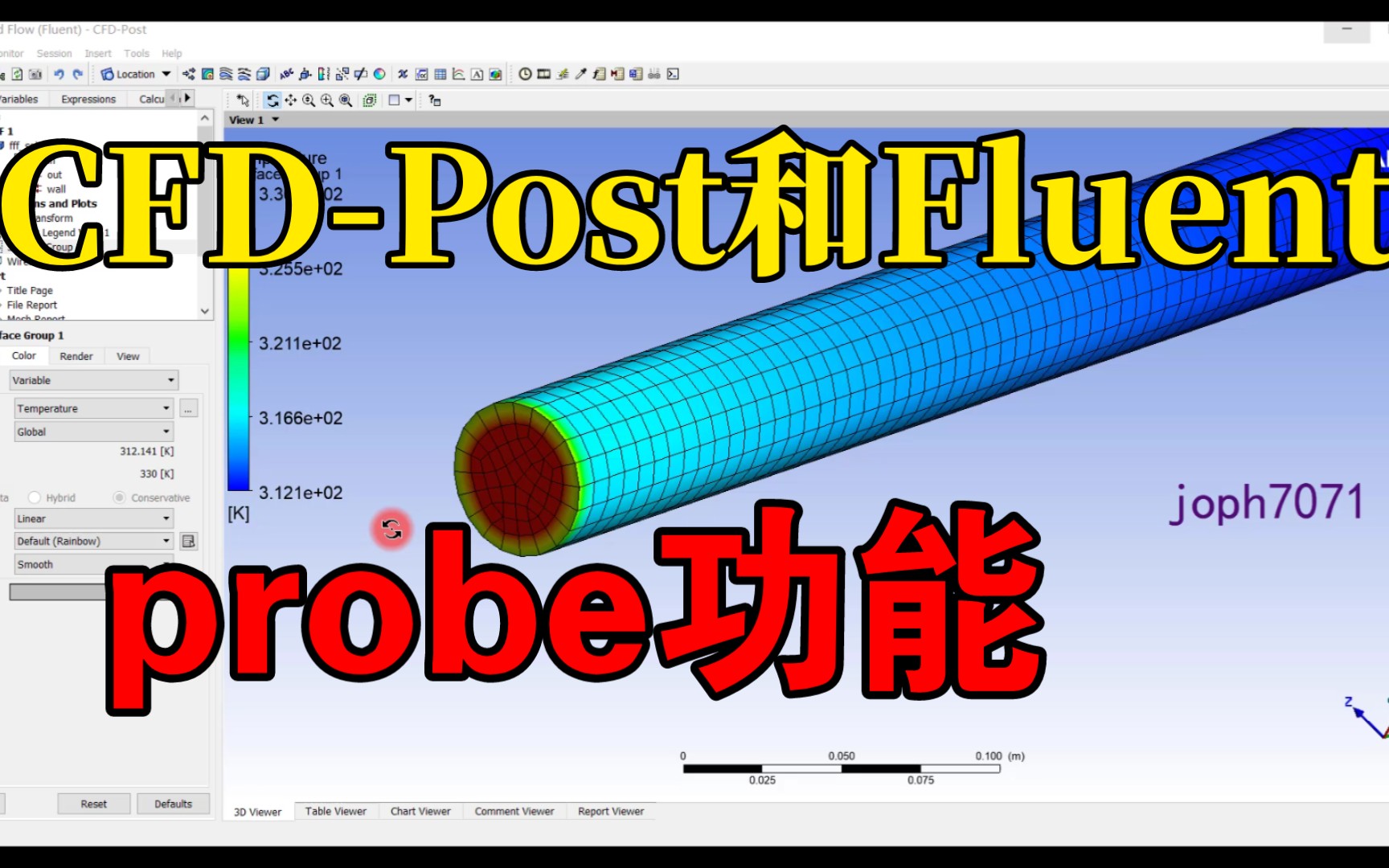 CFDPost与Fluent的Probe探测功能使用哔哩哔哩bilibili