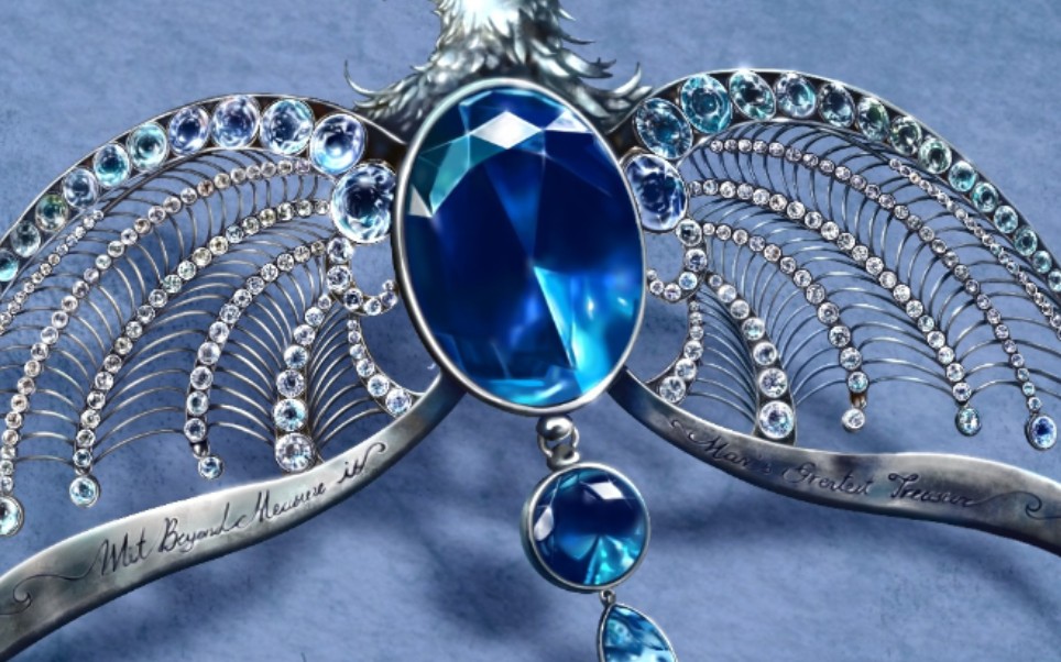 【procreate绘画-拉文克劳的冠冕】"过人的智慧 是人类最大的财富"