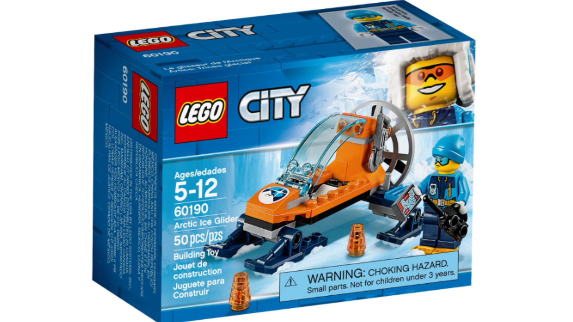 lego 60190 polar ice coaster【乐高城市】2018极地冰上滑行机广告