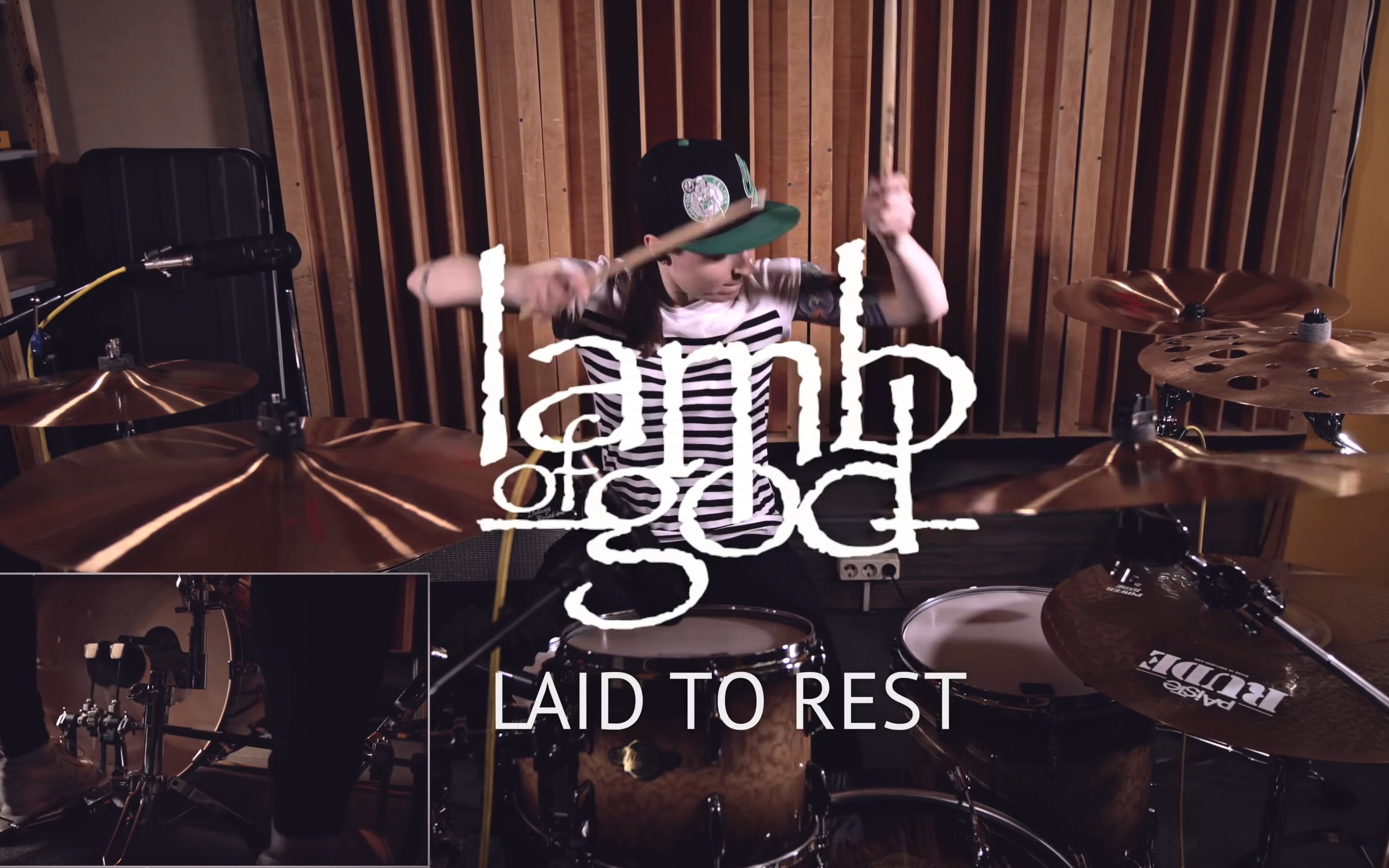 lamb of god - laid to rest (drum cover by vicky fates)