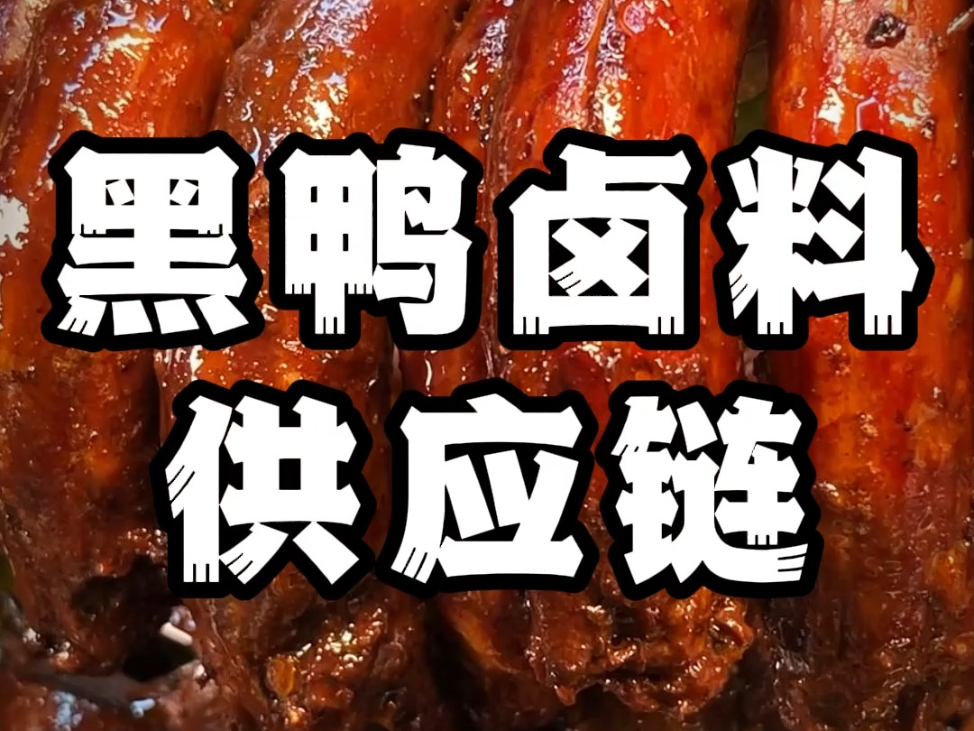 甜麻辣黑鸭卤味,只需要像我这样做,开袋兑水就能做